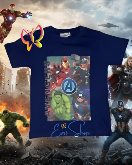 Avengers Marvel Manches Courtes
