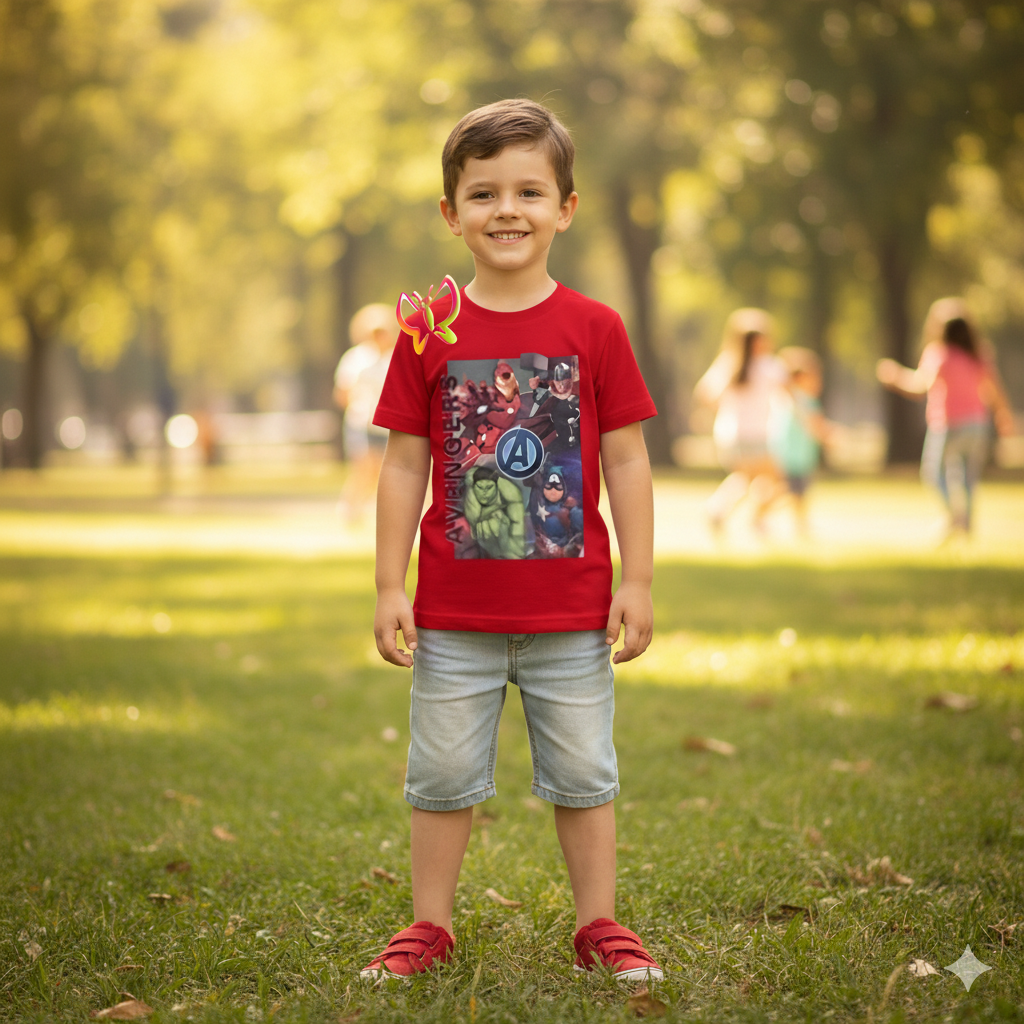 Avengers Marvel Manches Courtes – Image 4