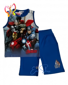 T-Shirt Et Short Avengers Et Débardeur Et Short Avengers