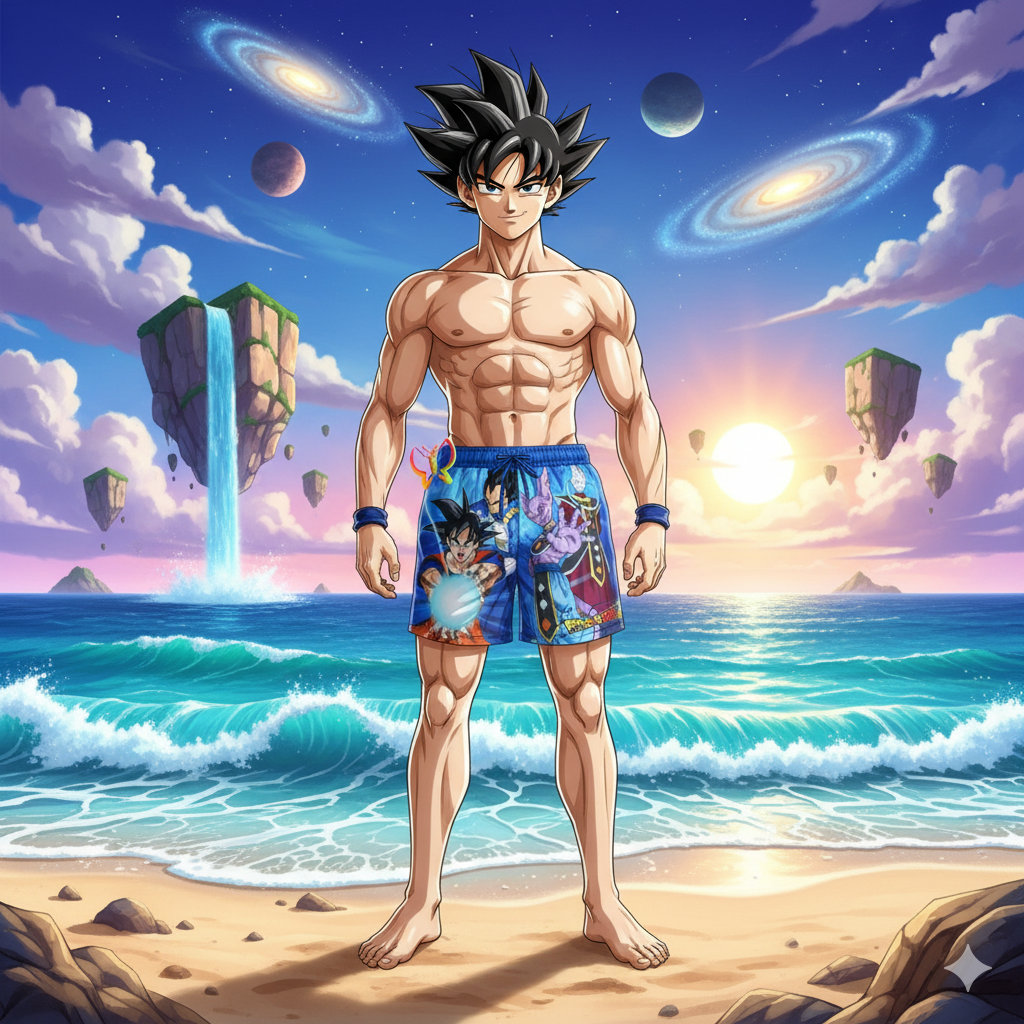 Short De Bain Dragon Ball Super