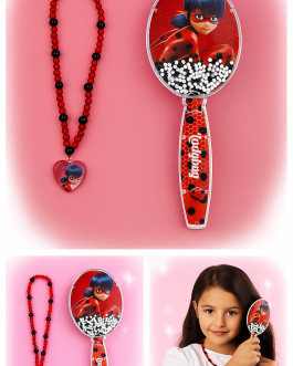 Brosse et Collier Miraculous Ladybug