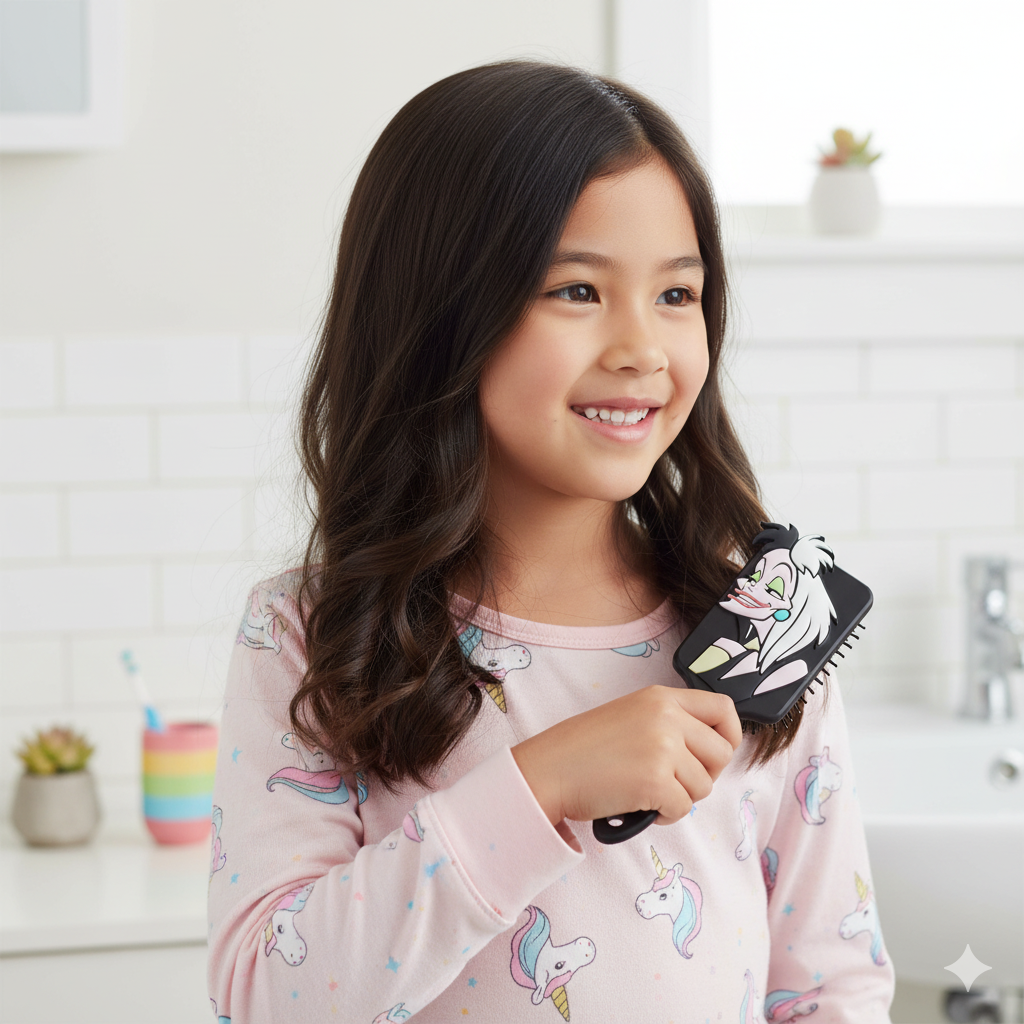 Brosse à cheveux Cruella d'Enfer - L'accessoire indispensable pour une coiffure diaboliquement stylée ! – Image 2