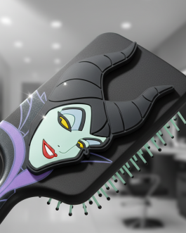 Brosse à cheveux Maléfique silicone 3D Maléfique Tous types de cheveux